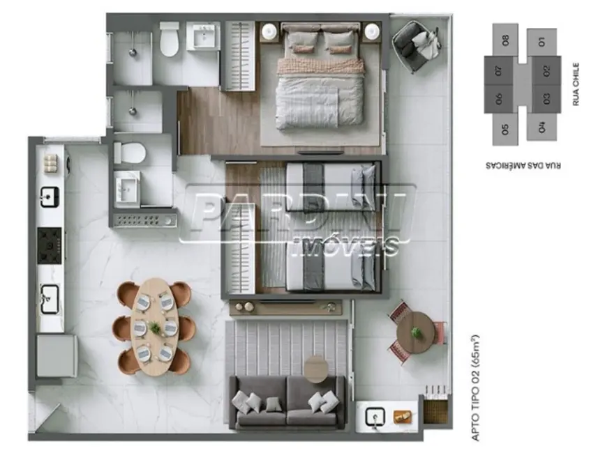 Foto 9 de Apartamento com 2 quartos à venda, 65m2 em Ubatuba - SP