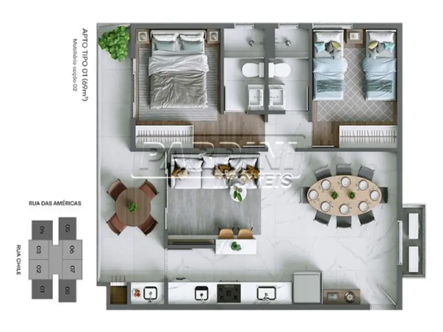 Foto 7 de Apartamento com 2 quartos à venda, 65m2 em Ubatuba - SP