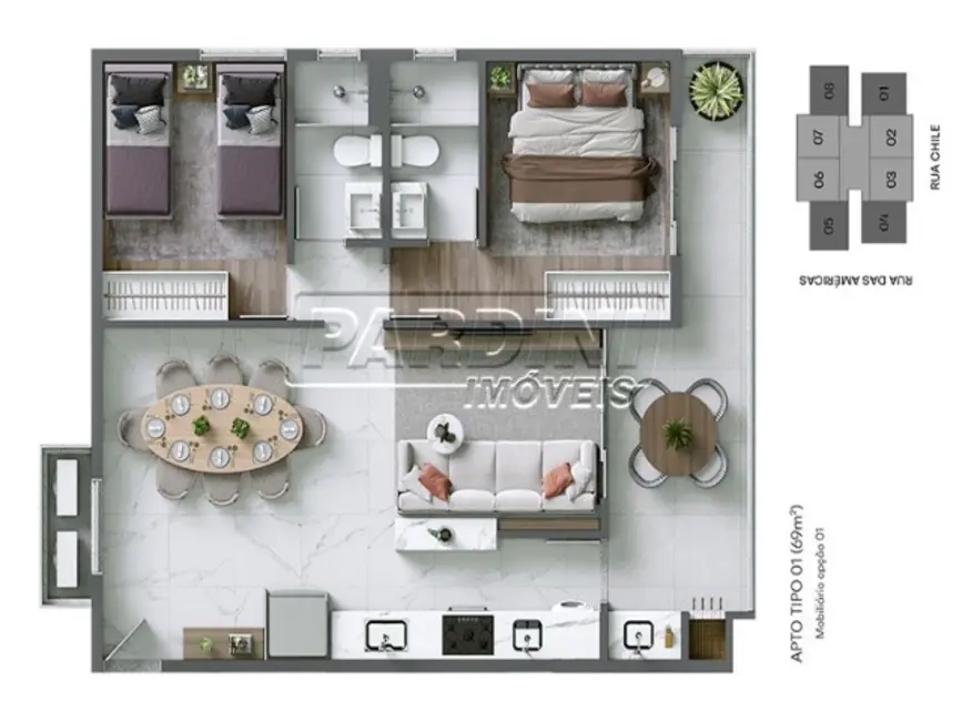 Foto 8 de Apartamento com 2 quartos à venda, 65m2 em Ubatuba - SP