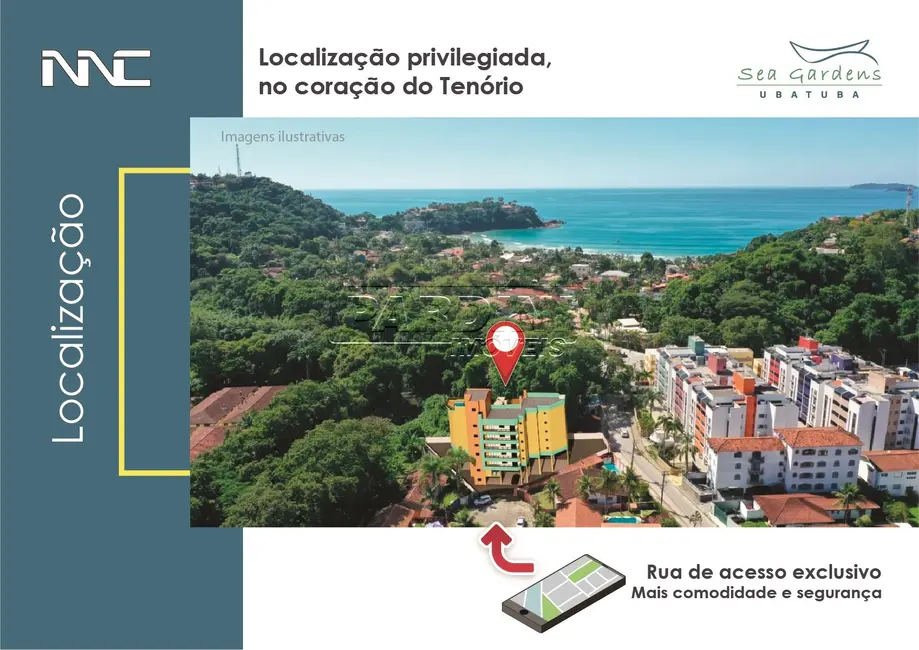 Apartamento com 2 quartos à venda, 71m2 em Ubatuba - SP - imagem 2 Foto 2 de Apartamento com 2 quartos à venda, 71m2 em Ubatuba - SP