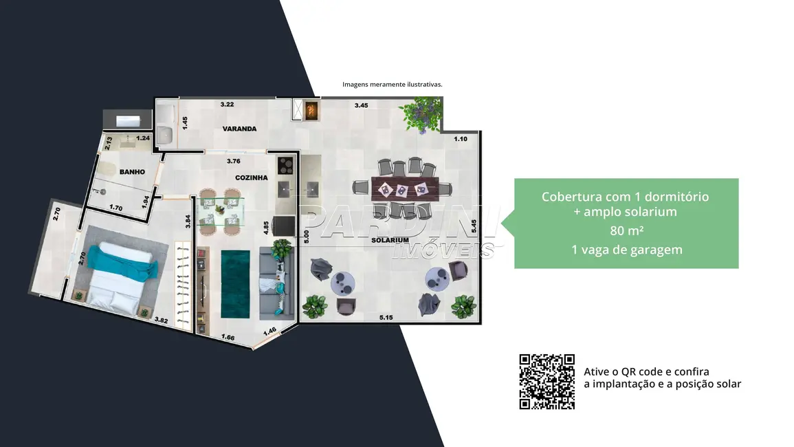 Foto 9 de Apartamento com 1 quarto à venda, 35m2 em Ubatuba - SP