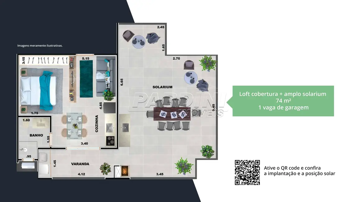 Foto 8 de Apartamento com 1 quarto à venda, 35m2 em Ubatuba - SP