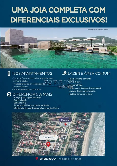 Foto 5 de Apartamento com 2 quartos à venda, 67m2 em Ubatuba - SP