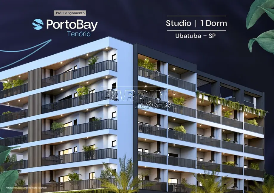 Foto 2 de Apartamento com 1 quarto à venda, 35m2 em Ubatuba - SP