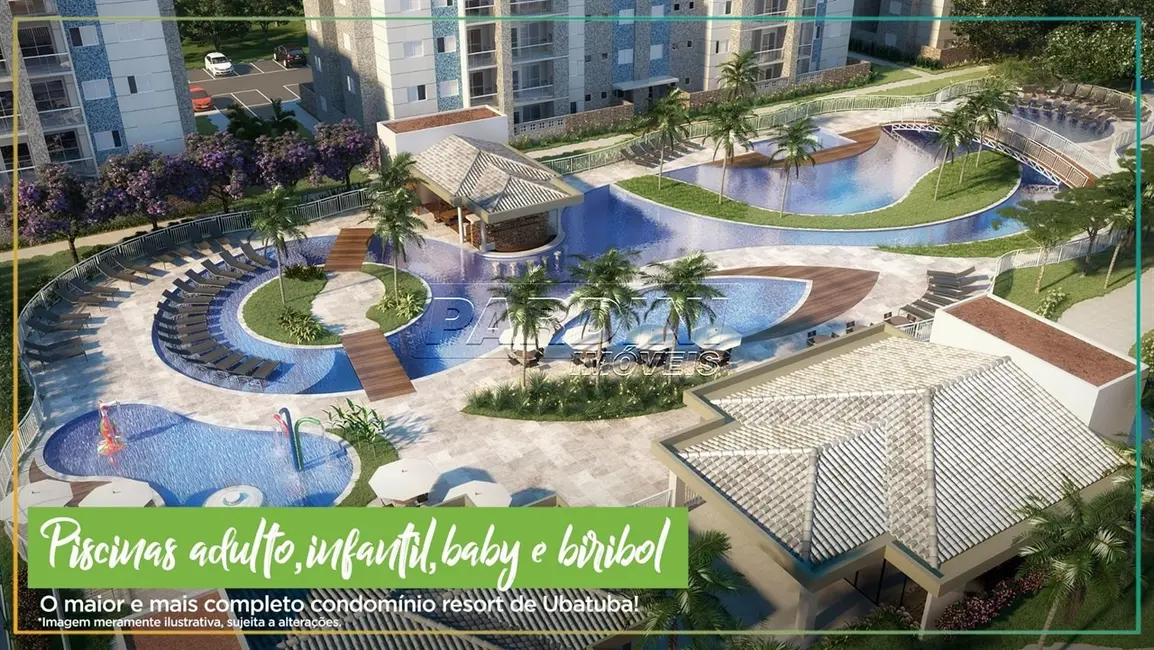 Foto 2 de Apartamento com 2 quartos à venda, 58m2 em Ubatuba - SP