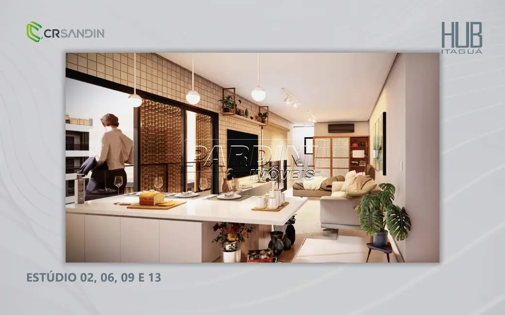 Foto 9 de Loft / Flat com 1 quarto à venda, 37m2 em Ubatuba - SP