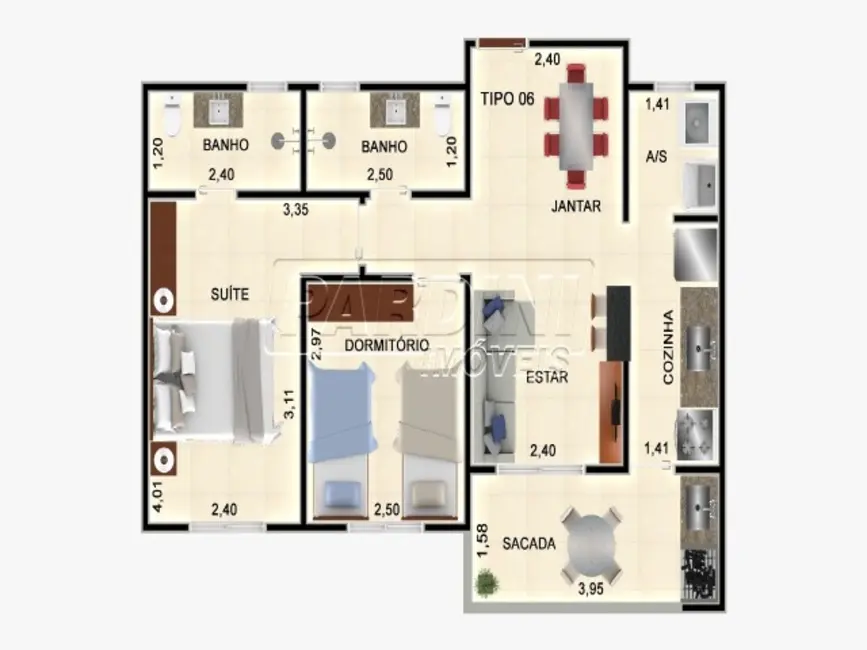 Apartamento com 2 quartos à venda, 58m2 em Ubatuba - SP - imagem 7 Foto 7 de Apartamento com 2 quartos à venda, 58m2 em Ubatuba - SP