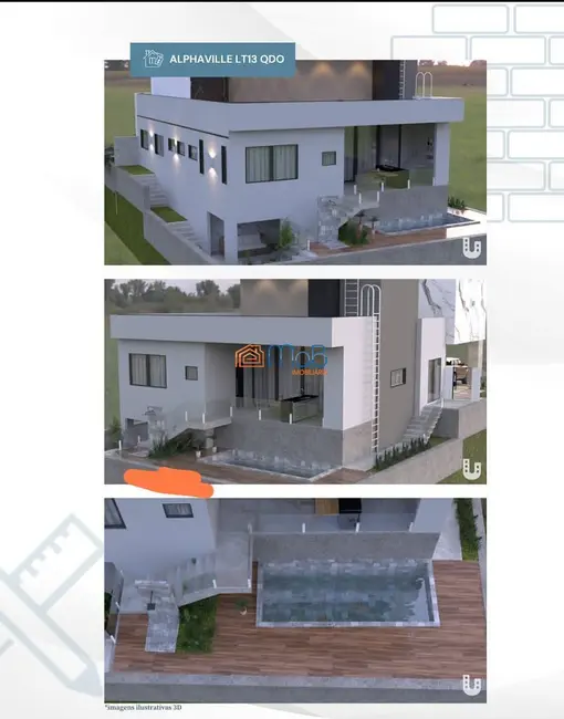 Foto 2 de Casa de Condomínio com 3 quartos à venda, 244m2 em Alphaville, Rio Das Ostras - RJ