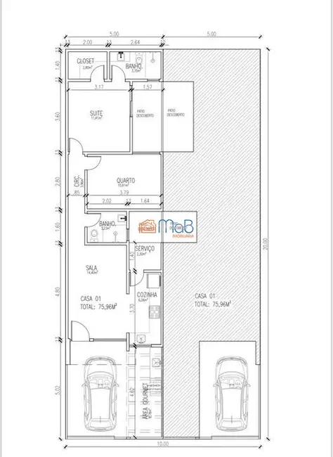 Casa com 2 quartos à venda, 75m2 em Lagoa, Macae - RJ - imagem 6 Foto 6 de Casa com 2 quartos à venda, 75m2 em Lagoa, Macae - RJ