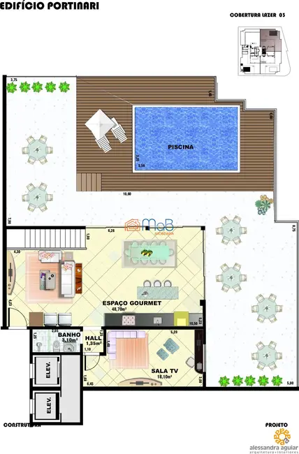 Cobertura com 3 quartos à venda, 460m2 em Lagoa, Macae - RJ - imagem 3 Foto 3 de Cobertura com 3 quartos à venda, 460m2 em Lagoa, Macae - RJ