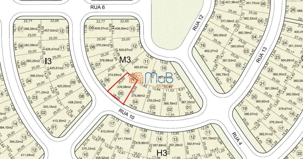 Foto 2 de Terreno / Lote à venda, 379m2 em Alphaville, Rio Das Ostras - RJ