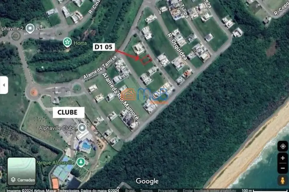 Foto 2 de Terreno / Lote à venda, 464m2 em Alphaville, Rio Das Ostras - RJ