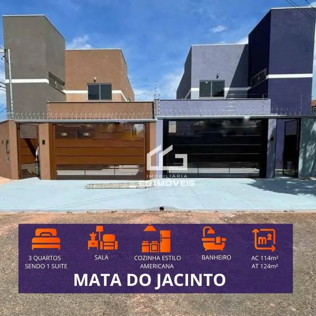 Foto 1 de Casa com 2 quartos à venda, 124m2 em Campo Grande - MS