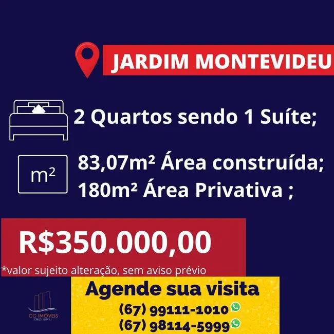 Casa com 1 quarto à venda, 180m2 em Jardim Montevidéu, Campo Grande - MS - imagem 9 Foto 9 de Casa com 1 quarto à venda, 180m2 em Jardim Montevidéu, Campo Grande - MS