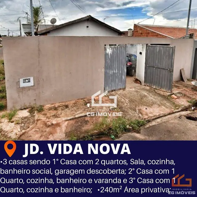 Foto 1 de Casa com 2 quartos à venda, 240m2 em Jardim Vida Nova, Campo Grande - MS