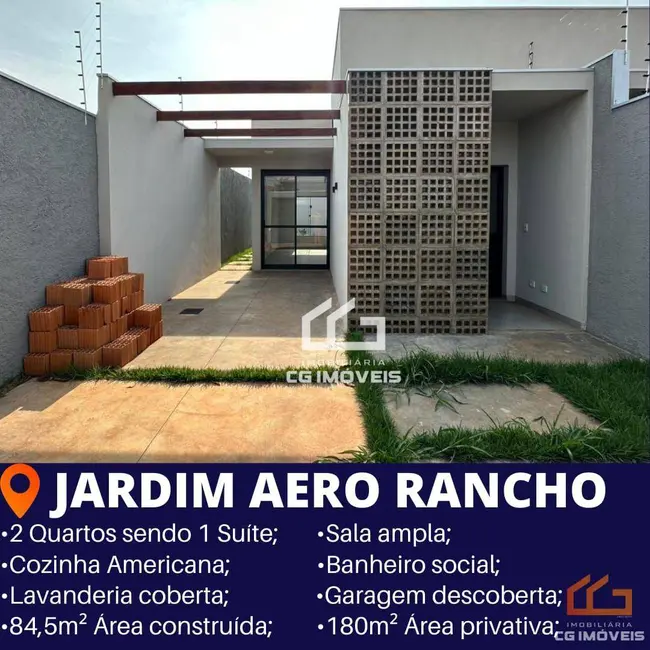 Foto 1 de Casa com 2 quartos à venda, 180m2 em Jardim Aero Rancho, Campo Grande - MS