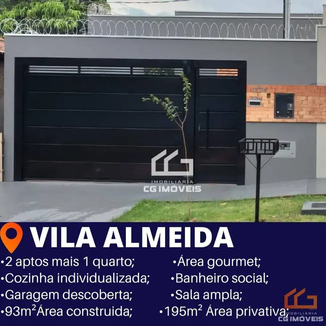 Foto 1 de Casa com 3 quartos à venda, 195m2 em Vila Almeida, Campo Grande - MS