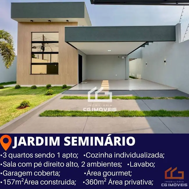 Foto 1 de Casa com 2 quartos à venda, 360m2 em Campo Grande - MS