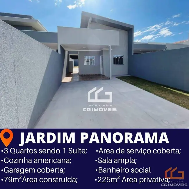 Foto 1 de Casa com 3 quartos à venda, 225m2 em Panorama, Campo Grande - MS