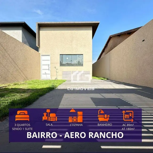 Foto 1 de Casa com 2 quartos à venda, 180m2 em Jardim Aero Rancho, Campo Grande - MS