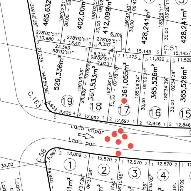 Foto 5 de Terreno / Lote à venda, 361m2 em Parque dos Novos Estados, Campo Grande - MS