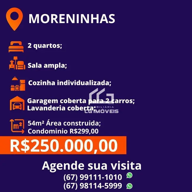 Apartamento com 2 quartos à venda, 85m2 em Vila Moreninha II, Campo Grande - MS - imagem 7 Foto 7 de Apartamento com 2 quartos à venda, 85m2 em Vila Moreninha II, Campo Grande - MS
