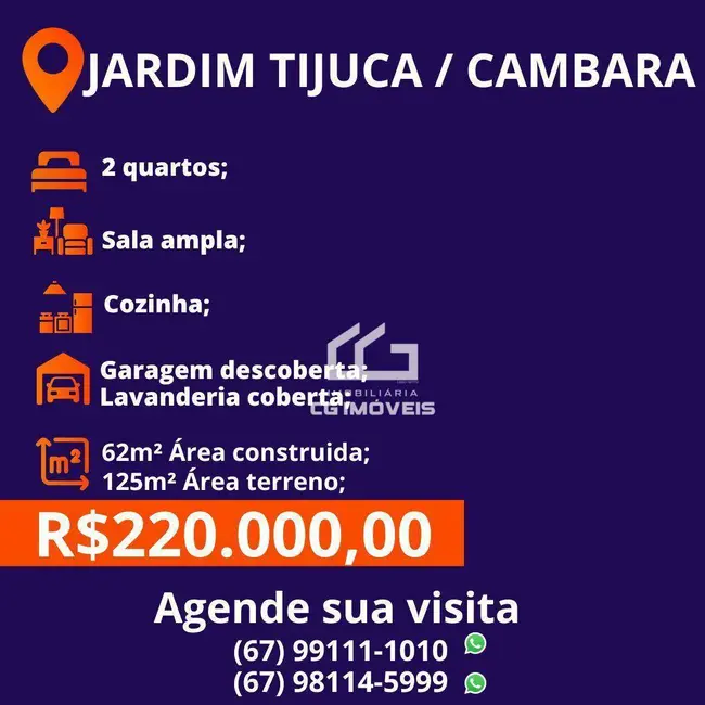 Casa com 2 quartos à venda, 125m2 em Campo Grande - MS - imagem 7 Foto 7 de Casa com 2 quartos à venda, 125m2 em Campo Grande - MS