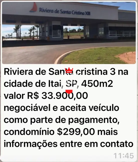 Foto 2 de Terreno / Lote à venda, 450m2 em Alto da Riviera, São Paulo - SP