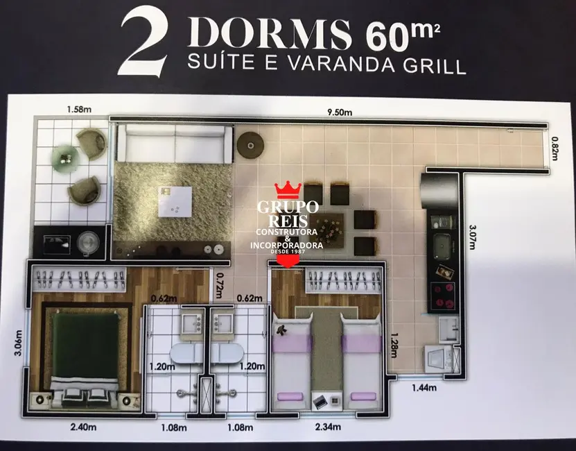 Foto 1 de Apartamento com 2 quartos à venda, 60m2 em Vila Mazzei, São Paulo - SP