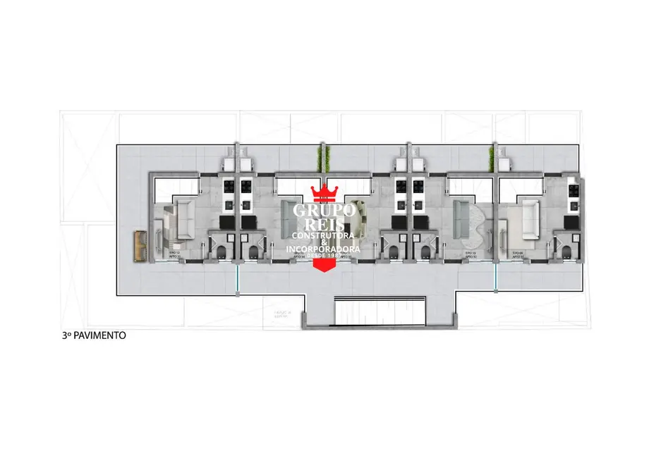 Foto 4 de Apartamento com 2 quartos à venda, 39m2 em Vila Nova Carolina, São Paulo - SP