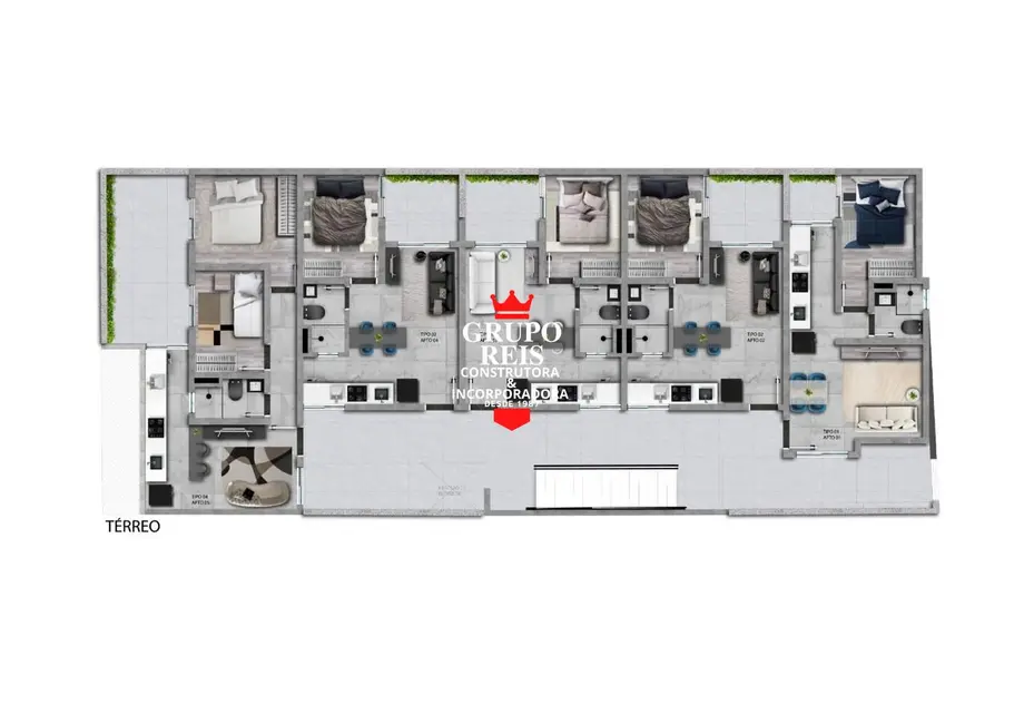 Foto 6 de Apartamento com 1 quarto à venda, 55m2 em Vila Nova Carolina, São Paulo - SP