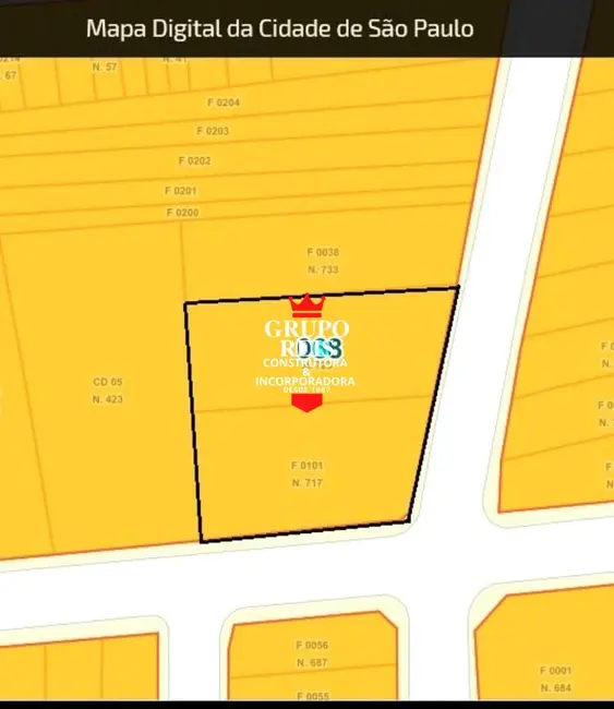 Foto 1 de Terreno / Lote à venda, 880m2 em Parada Inglesa, São Paulo - SP