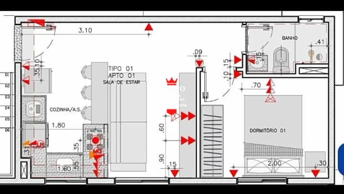 Foto 2 de Apartamento com 1 quarto à venda, 33m2 em Tucuruvi, São Paulo - SP
