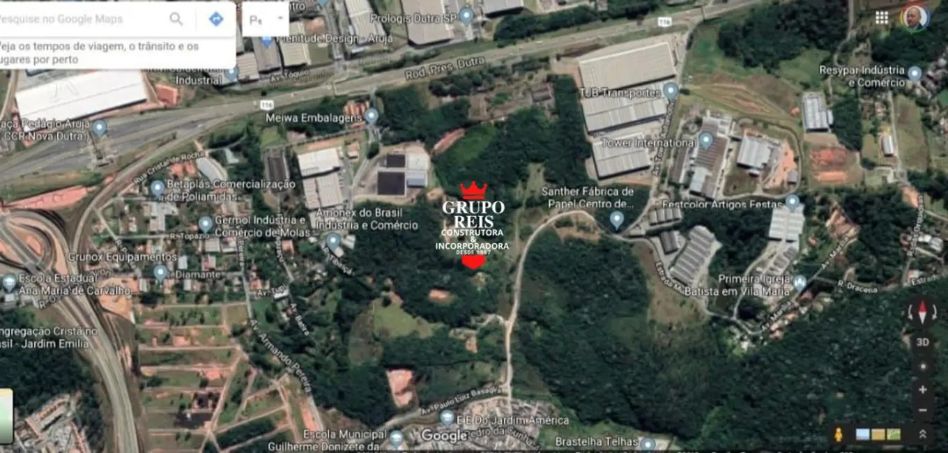 Foto 4 de Terreno / Lote à venda, 370000m2 em Jardim das Cerejeiras, Aruja - SP