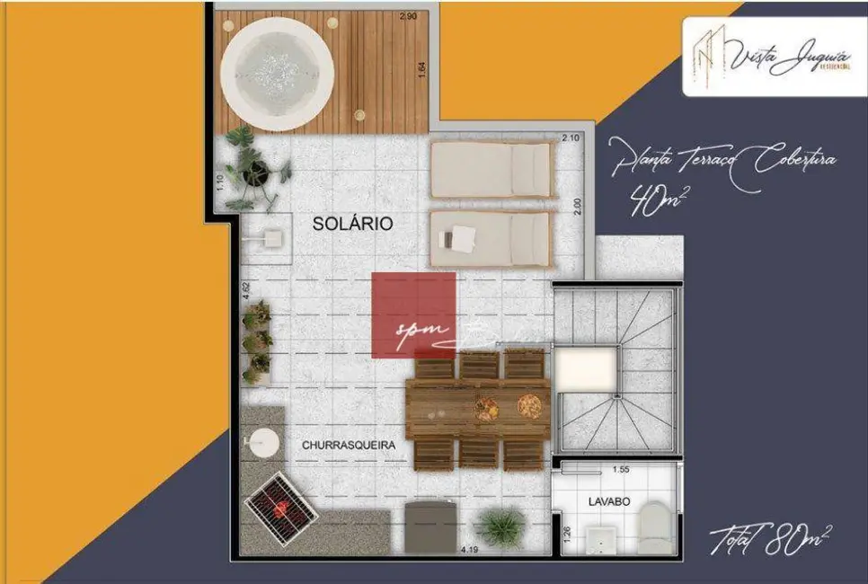 Cobertura com 2 quartos à venda, 80m2 em Vila Eldízia, Santo Andre - SP - imagem 4 Foto 4 de Cobertura com 2 quartos à venda, 80m2 em Vila Eldízia, Santo Andre - SP