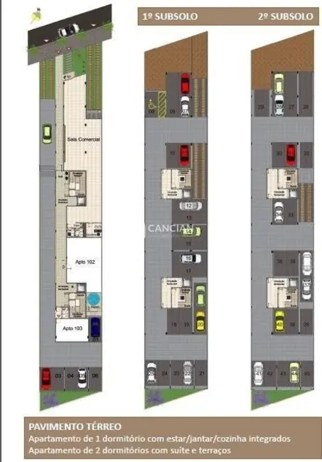Foto 4 de Apartamento com 2 quartos à venda, 55m2 em Nossa Senhora Medianeira, Santa Maria - RS