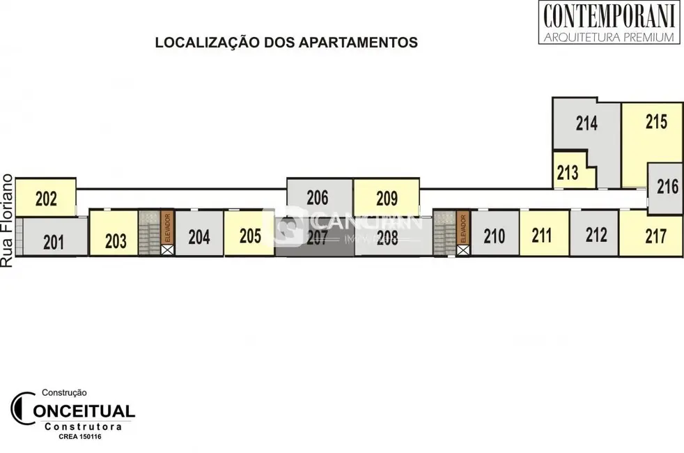 Foto 2 de Apartamento com 1 quarto à venda, 40m2 em Centro, Santa Maria - RS