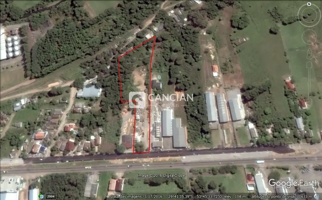 Foto 4 de Terreno / Lote à venda, 13846m2 em Camobi, Santa Maria - RS