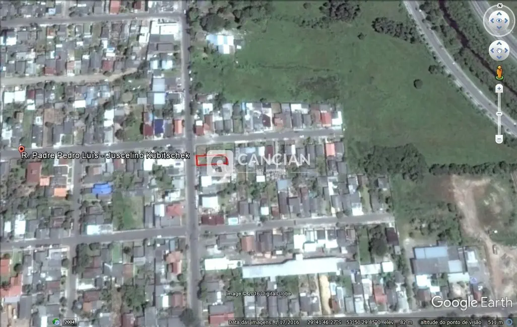 Foto 1 de Terreno / Lote à venda, 400m2 em Juscelino Kubitschek, Santa Maria - RS