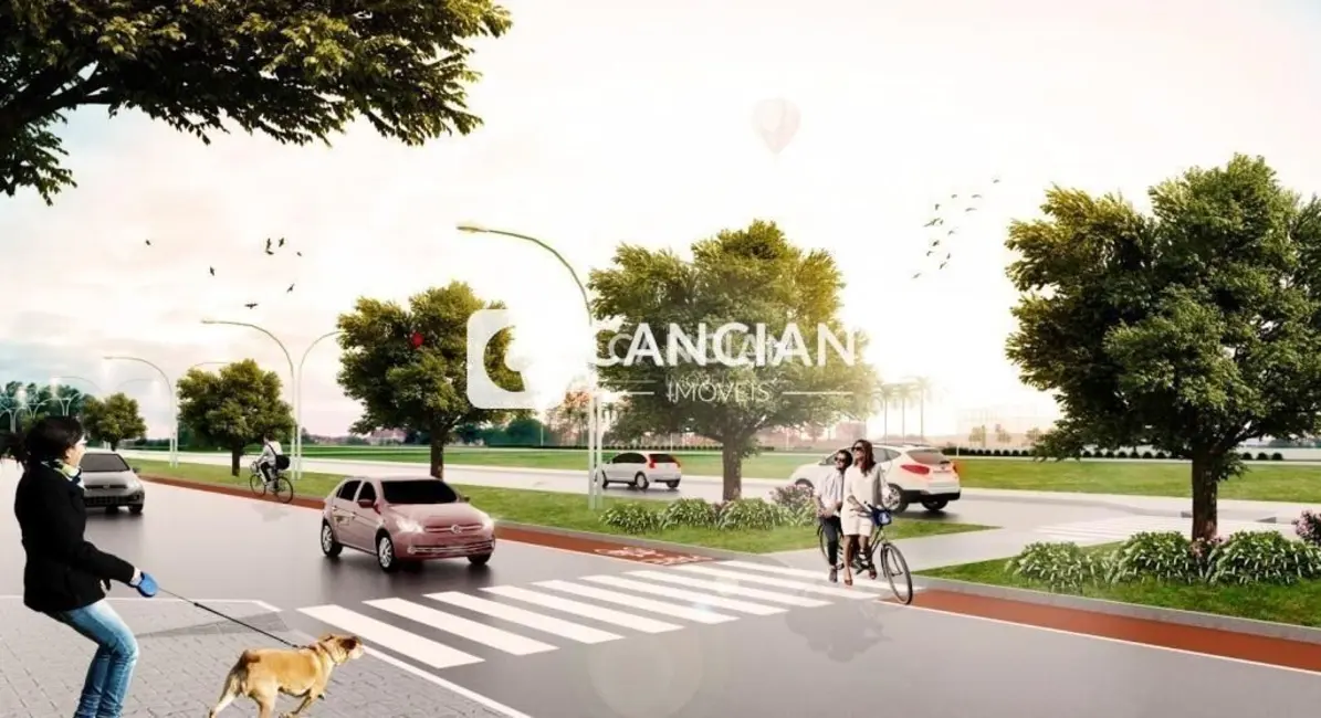 Foto 3 de Terreno / Lote à venda, 308m2 em Diácono João Luiz Pozzobon, Santa Maria - RS