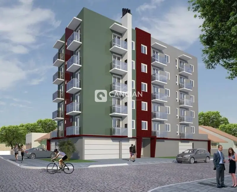 Foto 1 de Apartamento com 1 quarto à venda, 34m2 em Camobi, Santa Maria - RS