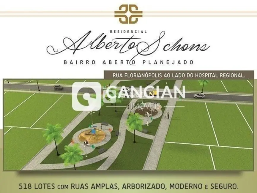 Foto 1 de Terreno / Lote à venda, 323m2 em Pinheiro Machado, Santa Maria - RS