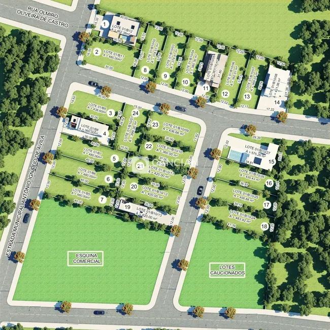 Foto 3 de Terreno / Lote à venda, 379m2 em São José, Santa Maria - RS