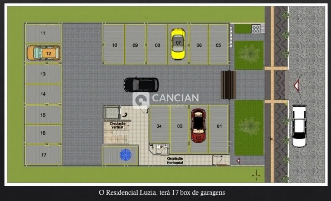 Foto 3 de Apartamento com 2 quartos à venda, 87m2 em Camobi, Santa Maria - RS