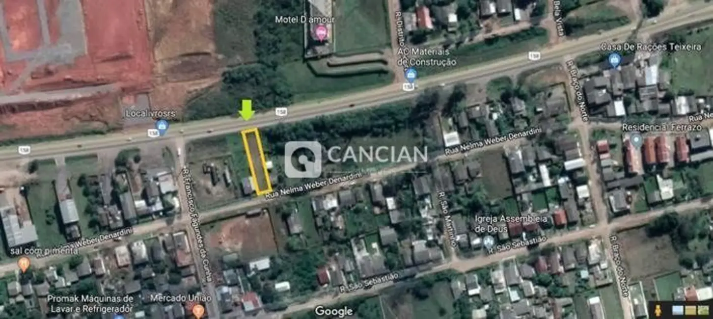 Foto 3 de Terreno / Lote à venda, 602m2 em Pinheiro Machado, Santa Maria - RS