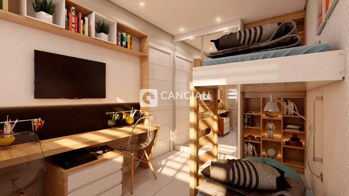 Foto 8 de Apartamento com 2 quartos à venda, 57m2 em Nossa Senhora do Rosário, Santa Maria - RS