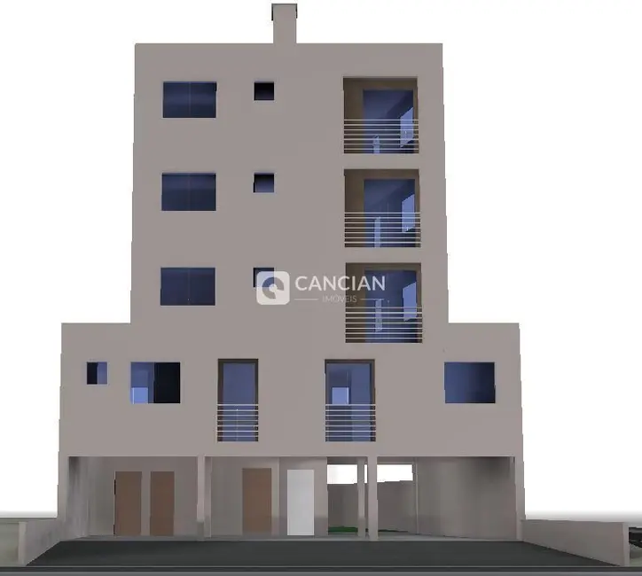 Foto 1 de Apartamento com 1 quarto à venda, 44m2 em Itararé, Santa Maria - RS