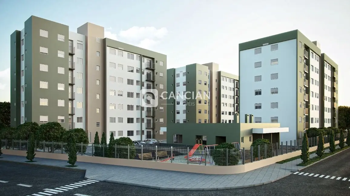 Foto 2 de Apartamento com 3 quartos à venda, 60m2 em Nossa Senhora Medianeira, Santa Maria - RS
