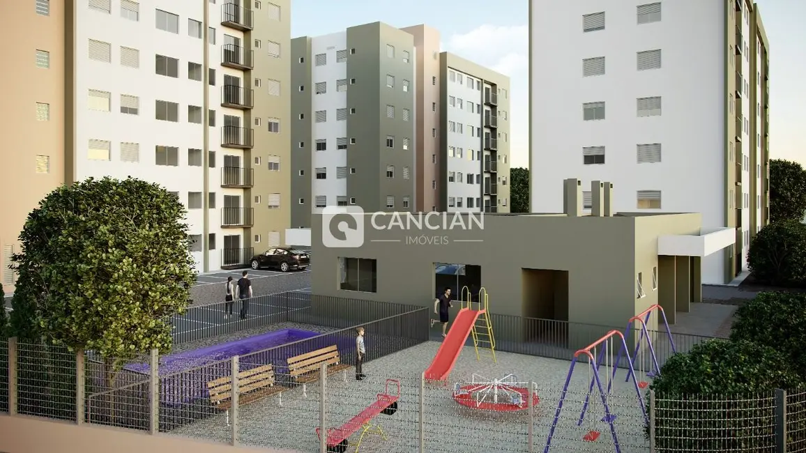 Foto 3 de Apartamento com 2 quartos à venda, 50m2 em Nossa Senhora Medianeira, Santa Maria - RS