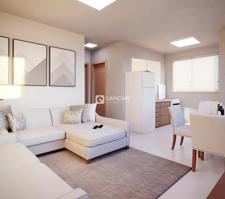 Casa com 2 quartos à venda, 47m2 em Diácono João Luiz Pozzobon, Santa Maria - RS - imagem 3 Foto 3 de Casa com 2 quartos à venda, 47m2 em Diácono João Luiz Pozzobon, Santa Maria - RS